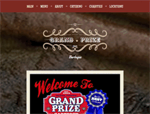 Tablet Screenshot of grandprizebarbeque.com